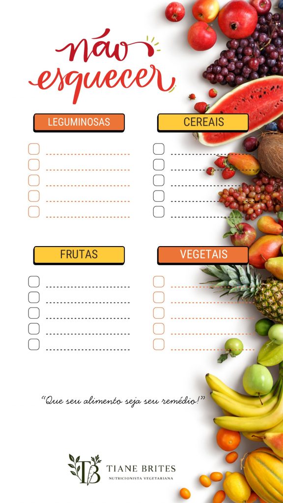 Capa do material Lista de compras + planner semanal